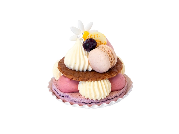 Macaron cassis-kaneel