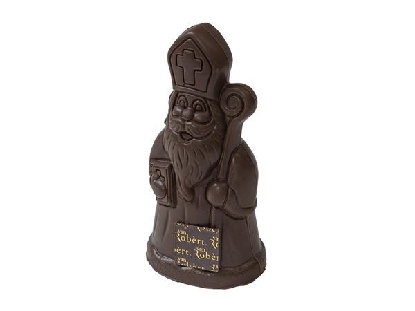 Sinterklaas van purechocolade